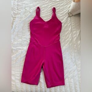 Vibrant Pink Align Jumpsuit 6”